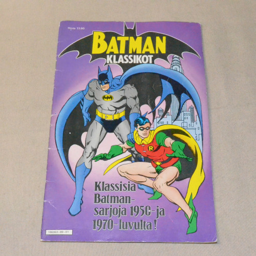Batman klassikot osa 1 (1 - 1989)